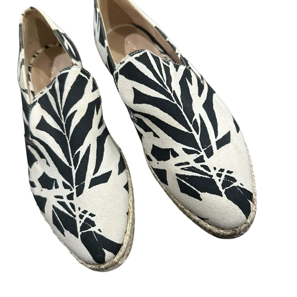 NEW M. Gemi Agio Floral Tropical Print Espadrilles 39.5 Tan Size 8.5 - Image 7