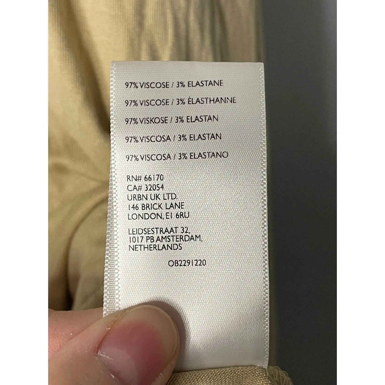 FP Beach Tan Gauze Strapless Hi Low Midi Dress Tie Sides Women's Small - Image 6