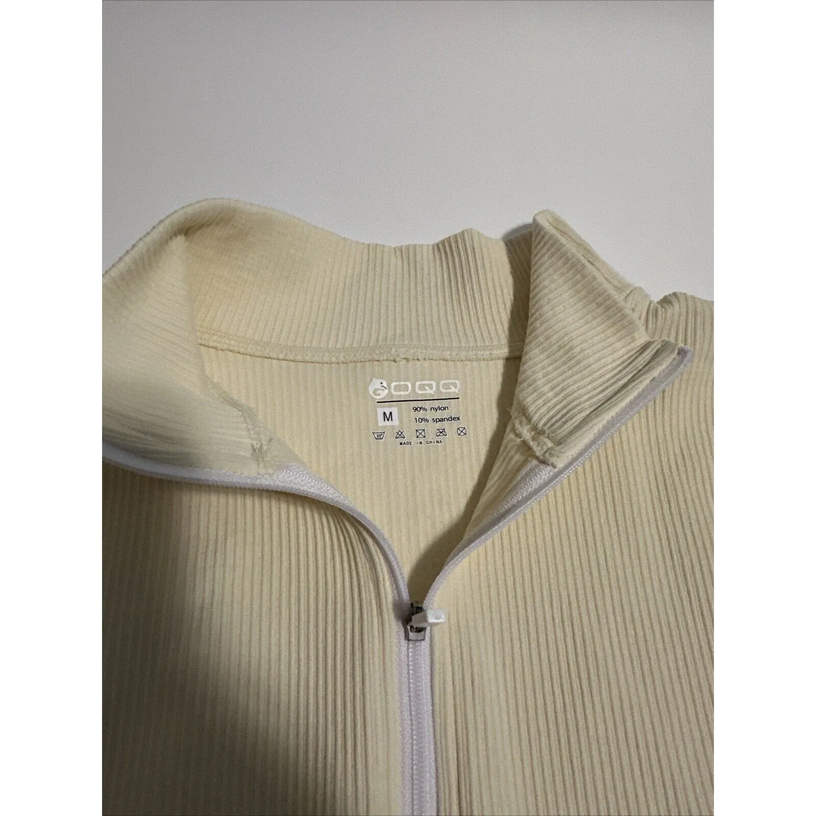 Women M‎ OQQ Bodysuit Comfortable OnePiece Stretchy Jumpsuit Breathable Bodycon Size M - Image 4