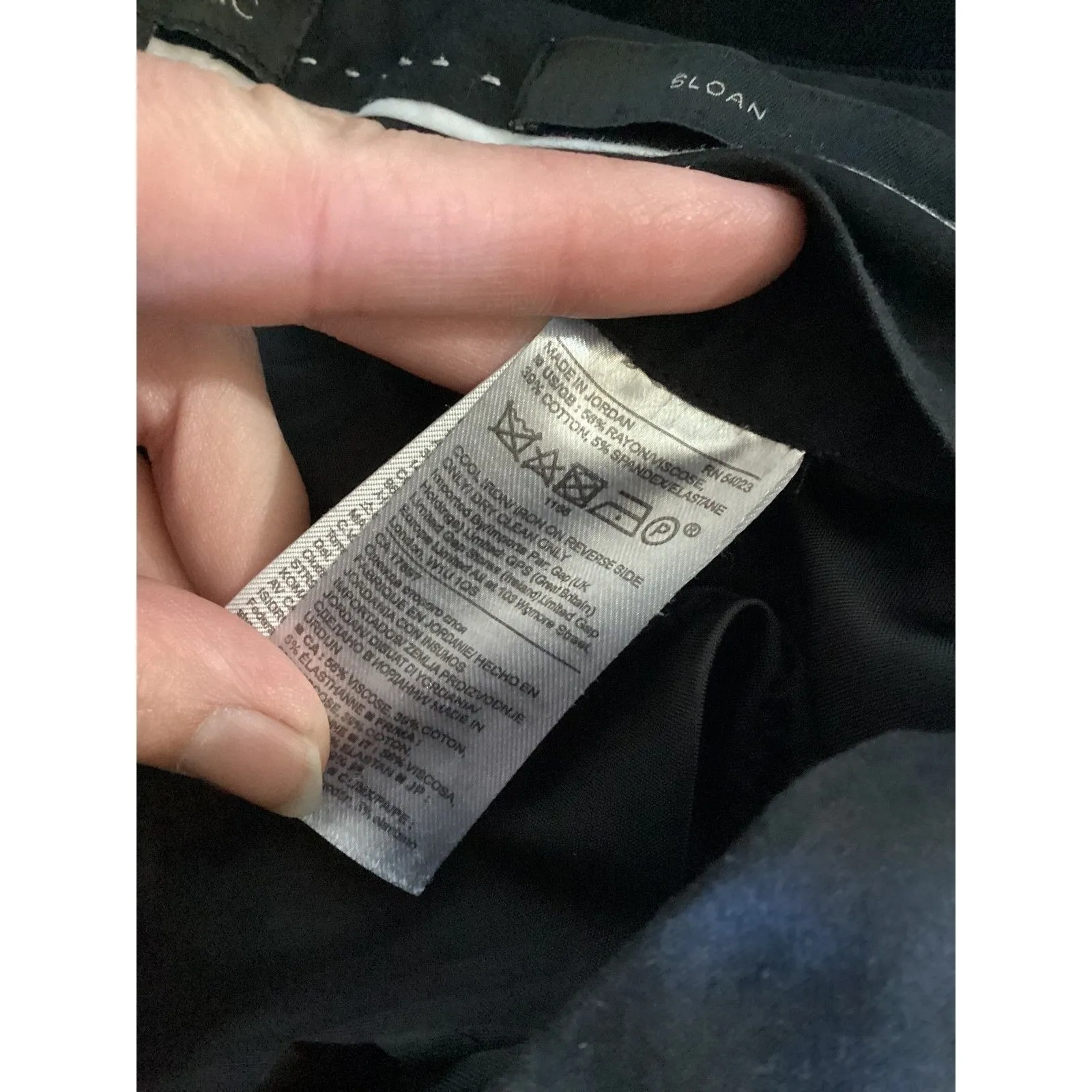 Banana Republic Pants Womens 8 Black Sloan Slim Ankle Office Dress Stretch - Image 7