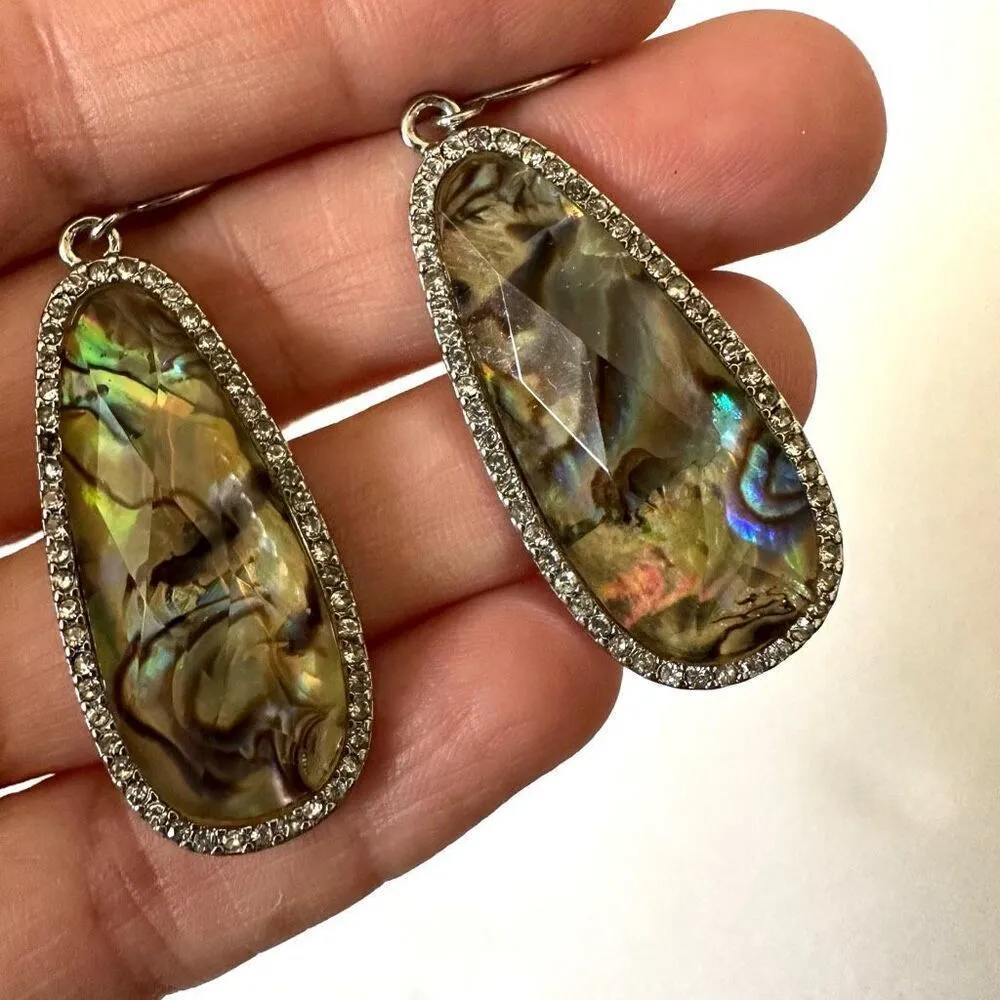 Premier Designs mother of pearl Flaunt earrings - Image 2