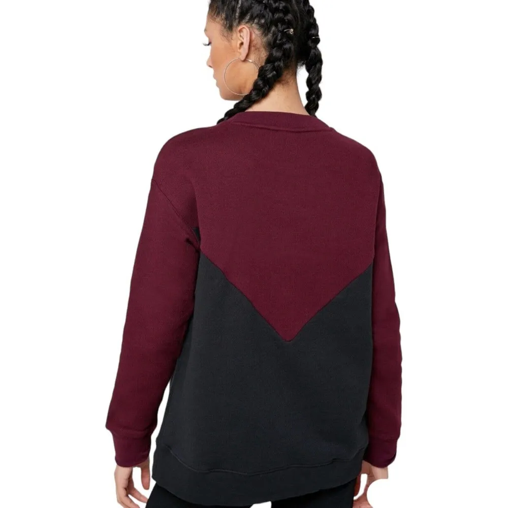 Adidas Originals Trefoil Colorado Knit Colorblock Sweatshirt Woman’s Size XS - Image 3