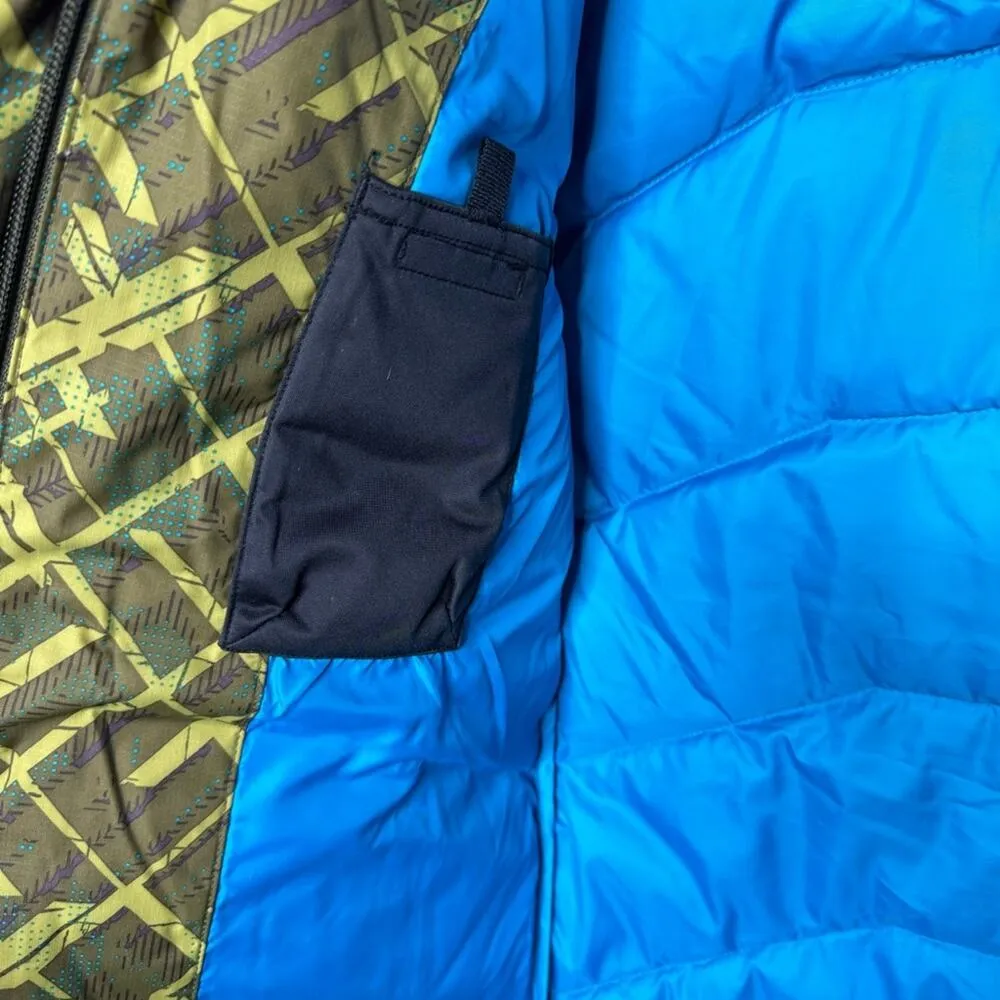 Oakley Down Puffer Snowboard Ski Jacket Winter Full Zip Green Womens Size Small - Image 8