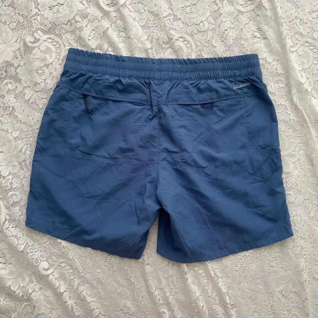Columbia Sportswear Shorts Women’s Nylon Pockets Elastic Waist Gorpcore Sz M Blue Size M - Image 7