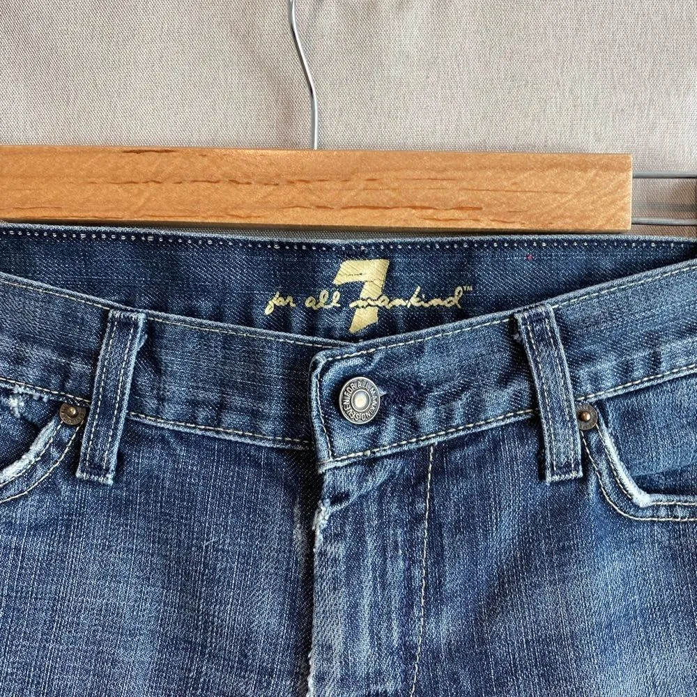 Seven for all mankind cropped straight leg jeans - Image 5