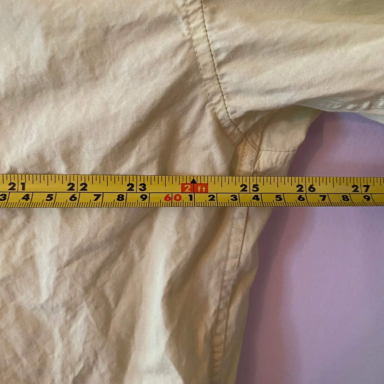 Wilfred Free Chartreuse Green Oversized Button Down Shirt Cotton Women's Large - Image 8