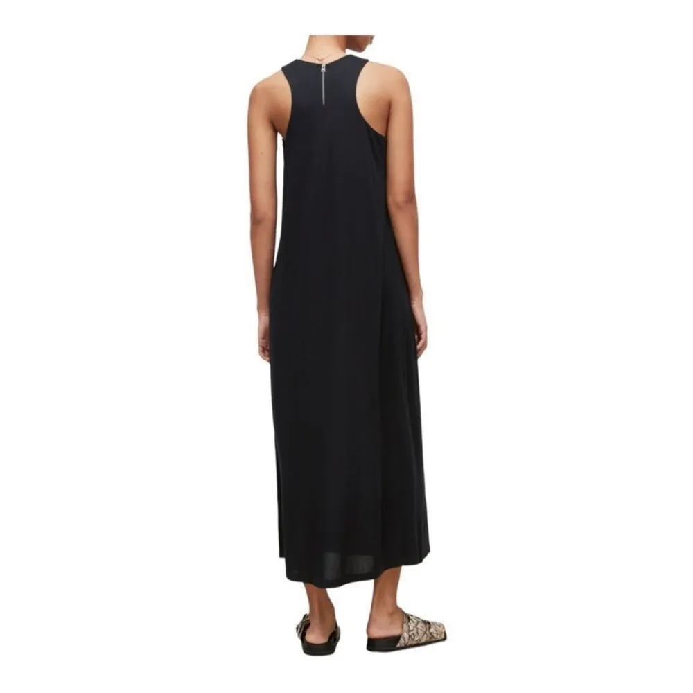 ALLSAINTS  Kuru Maxi Dress Black, size US 10 - Image 2