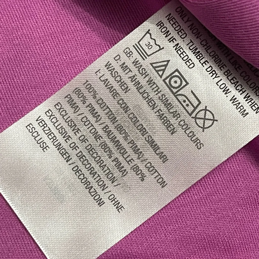 New Isaac Mizrahi Rose Short Sleeve T-Shirt M - Image 3