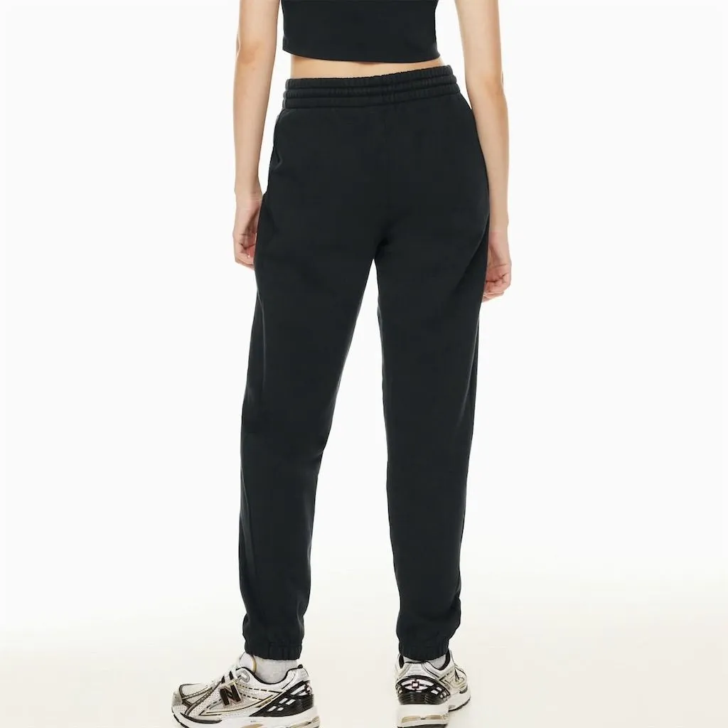 Aritzia TNA Women's XS Black Extra Fleece Boyfriend Sweatpant Casual Relaxed Fit - Image 3