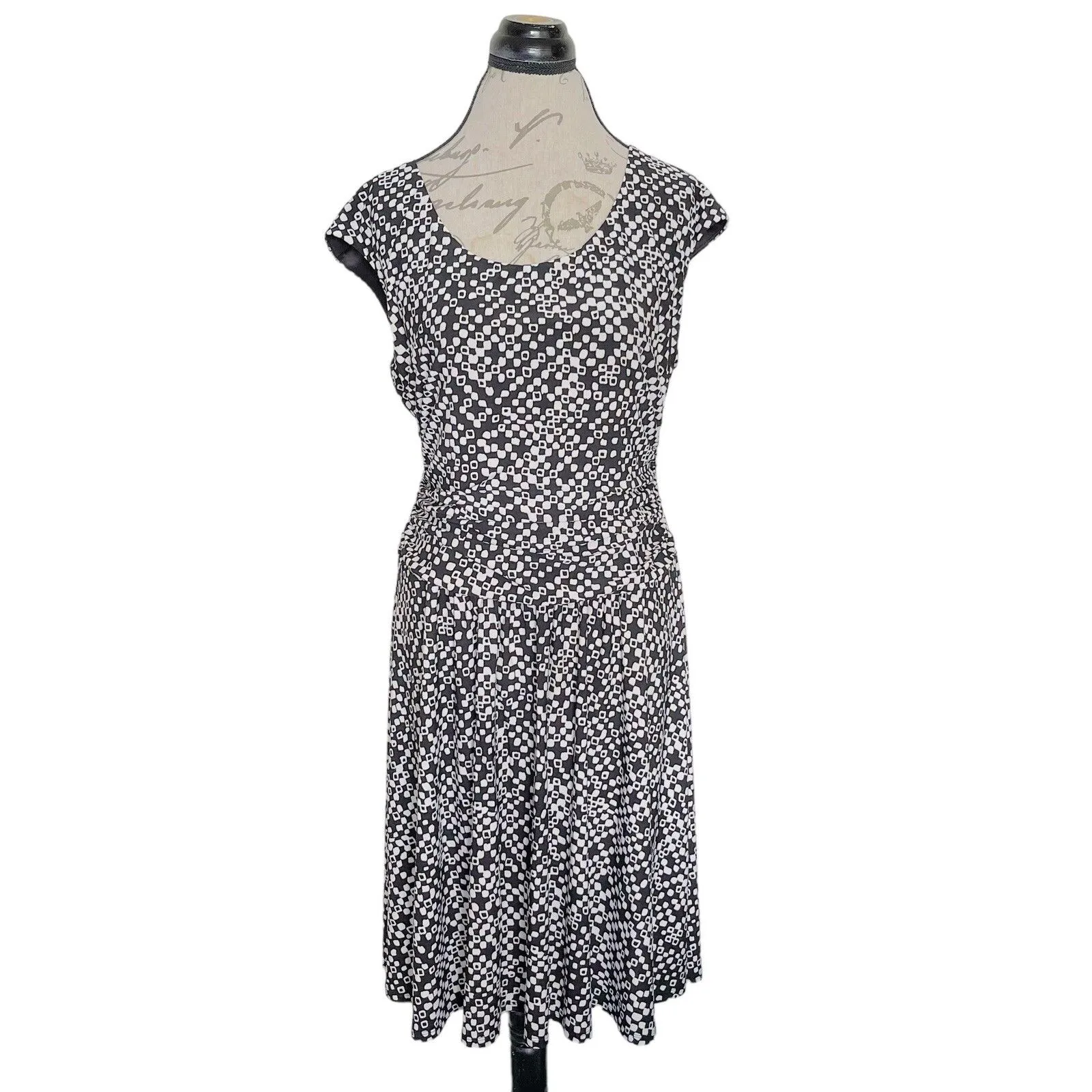 Chaps Womens Dress Sz XL Short Sleeve Casual Office Work Career Weekend Outfit - Image 2