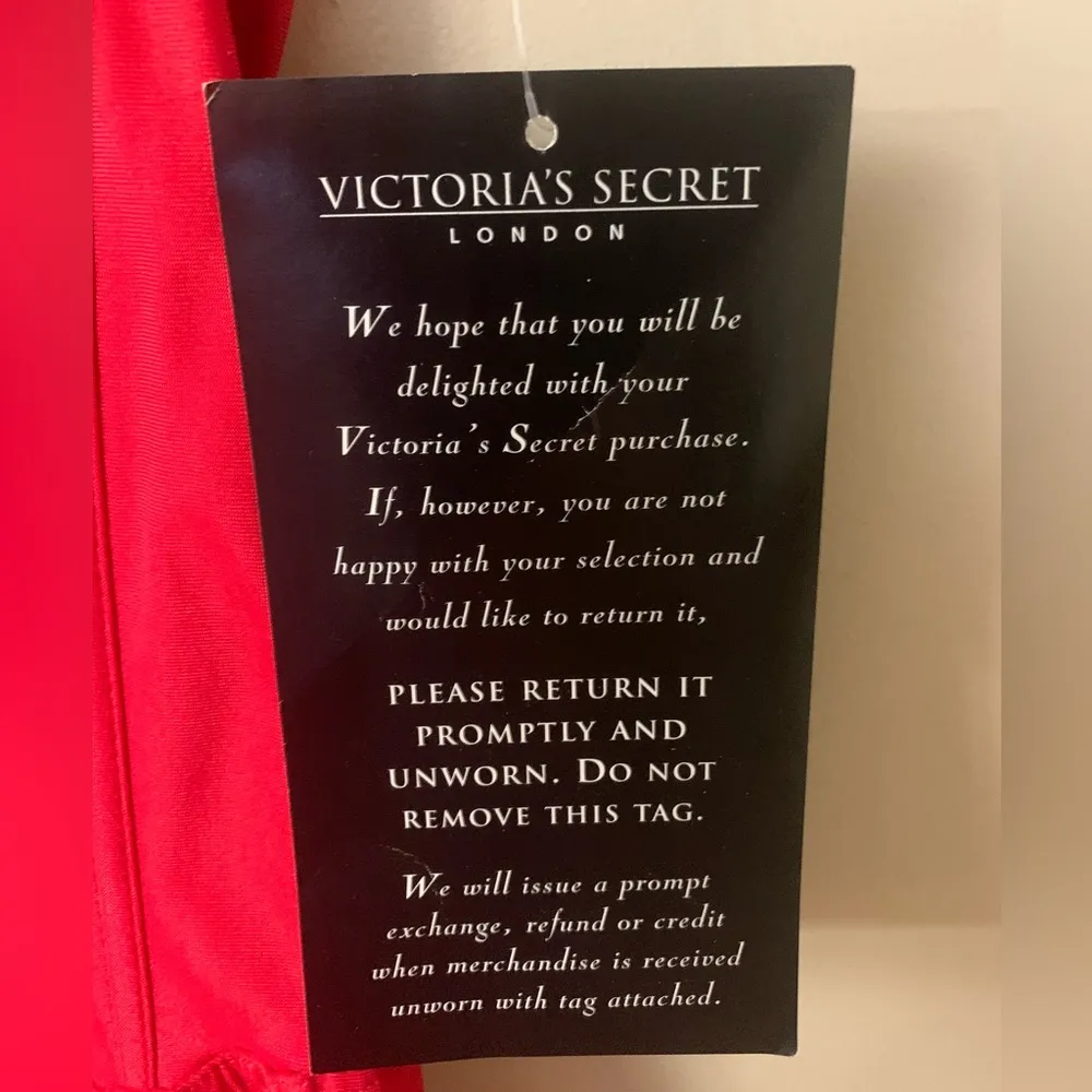 NWT!! Victoria’s Secret Hugo Vintage 90’s red corset bodycon dress SZ Small - Image 3