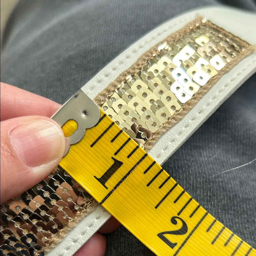 Fresh White and Brown Woven Belt - Image 5