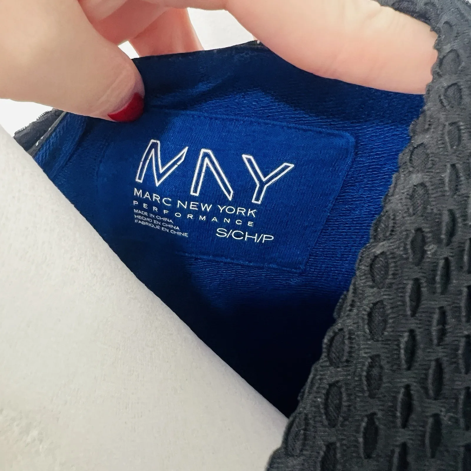 marc new york performance jacket Royal Blue Zip Up Hoodie Sweater - Image 9