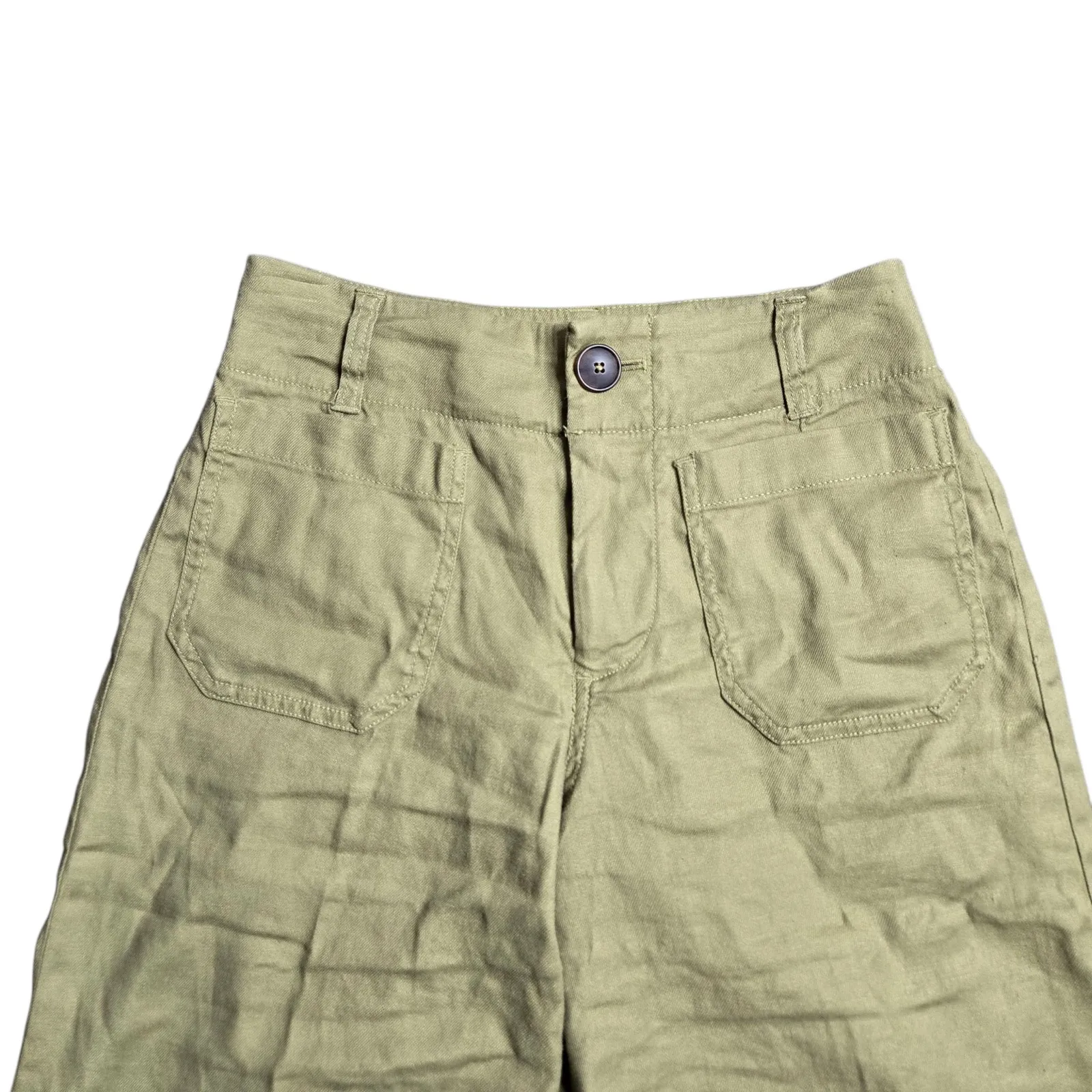 Anthropologie Maeve The Colette Longline Linen Blend Shorts Size: 25 - Image 6