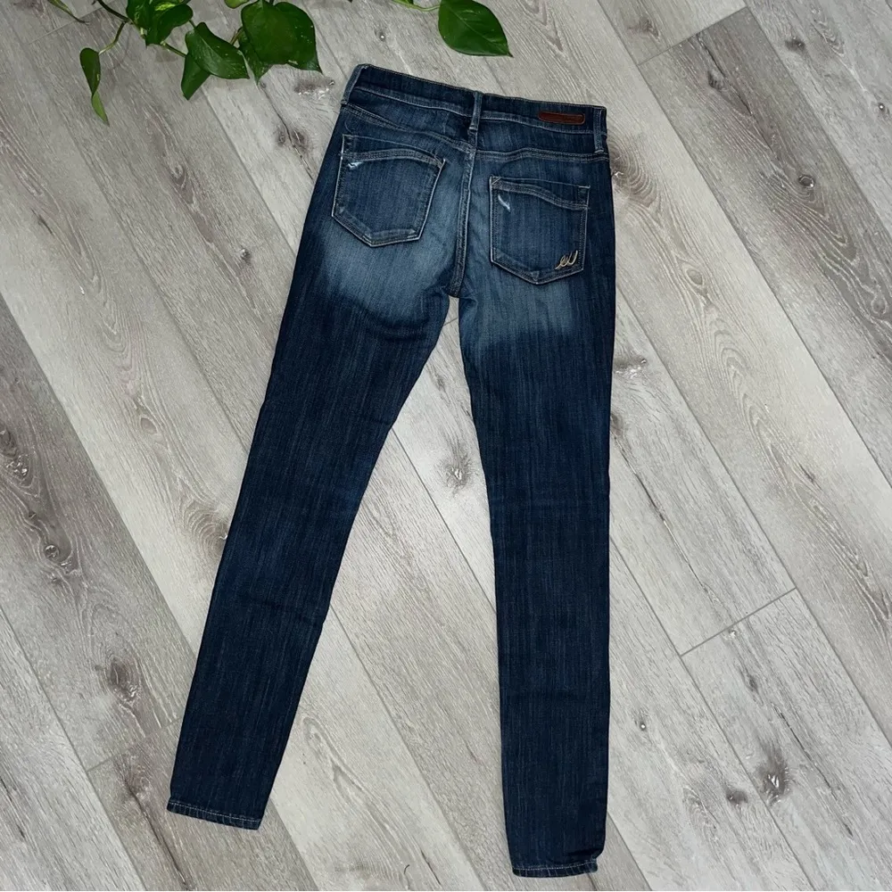 Express mid rise legging jeans skinny distressed 0R - Image 4