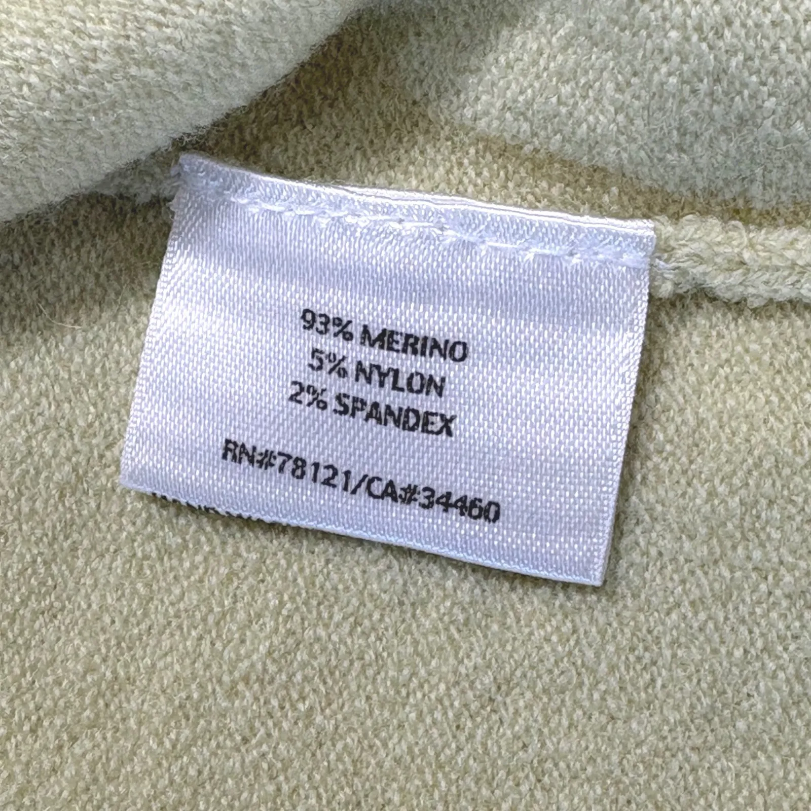 Y2K Eileen Fisher 2 Pc Set Jacket Tank Light Pistachio Merino Wool Hong Kong XS - Image 9
