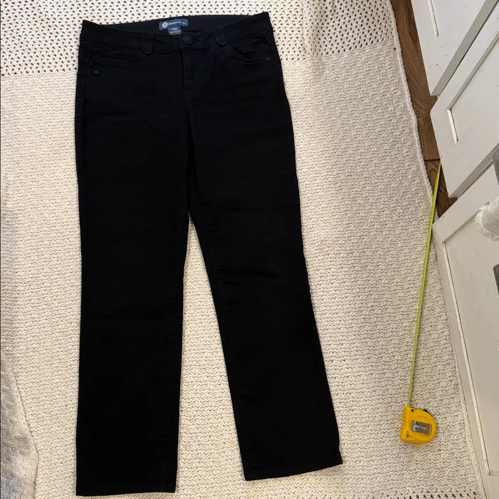 Democracy ab Solution Womens 10P  Dark black Jeans - Image 3