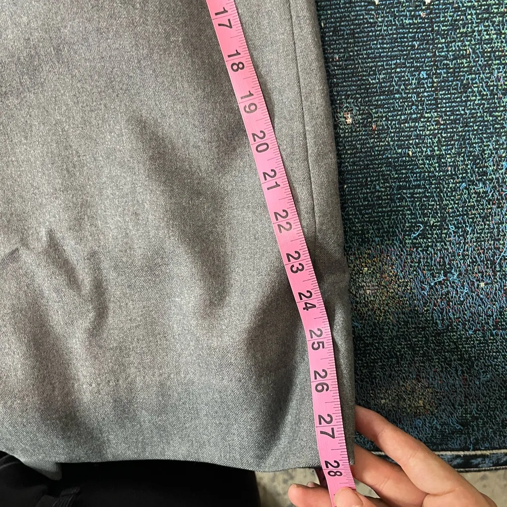 Vintage Cable Car Clothiers Robert Kirk Pleated Grey Blazer Skirt Set 14 Suit Gray - Image 14