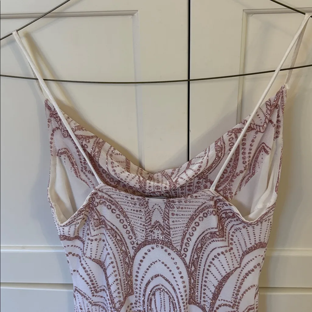 Party dress mini body con homecoming holiday prom xs White - Image 3