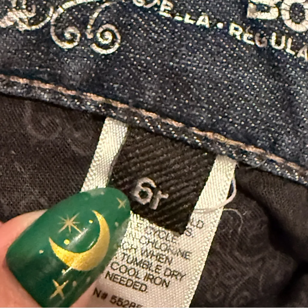 Express Women's Blue Boot Cut Jeans - Image 7