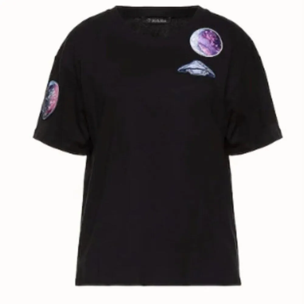Mr & Mrs Italy Planetary Tee Black S - Image 2
