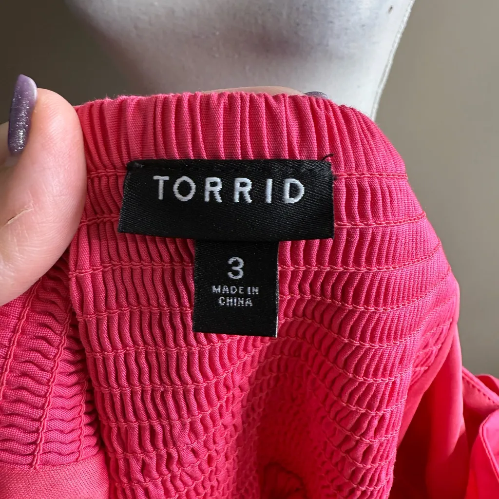 Torrid Bright Pink spring dress size 3 - Image 10