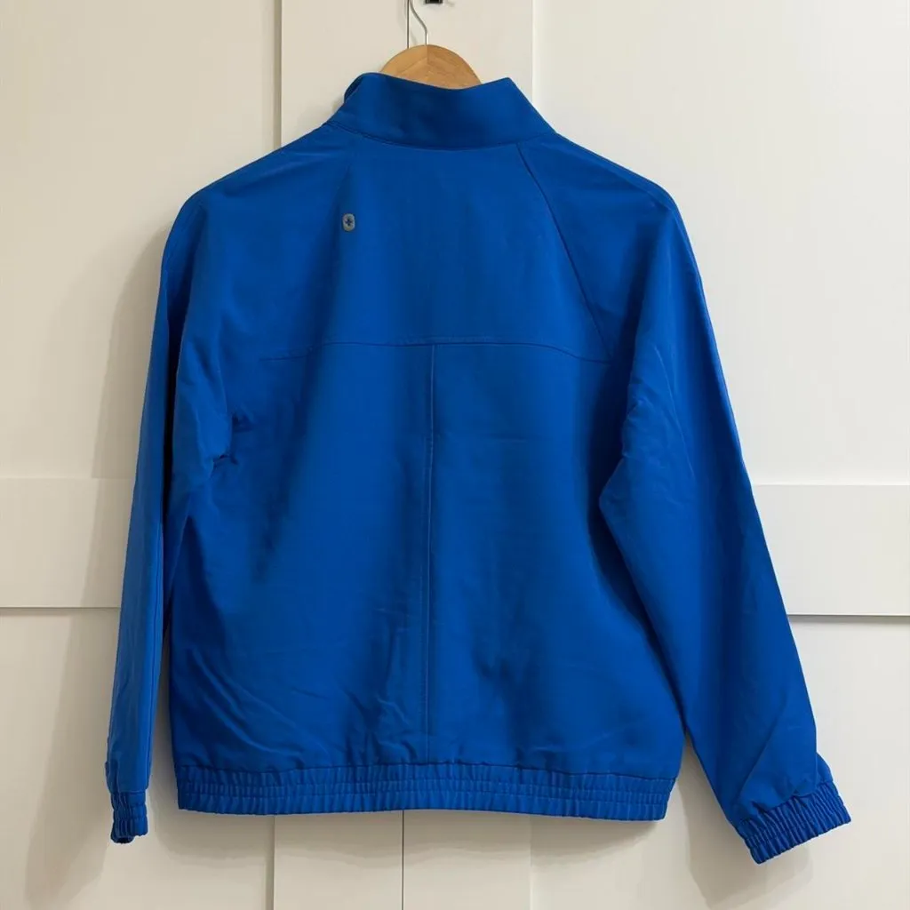 Figs Sydney Scrub Jacket in Royal Blue, Size X-Small - Image 13
