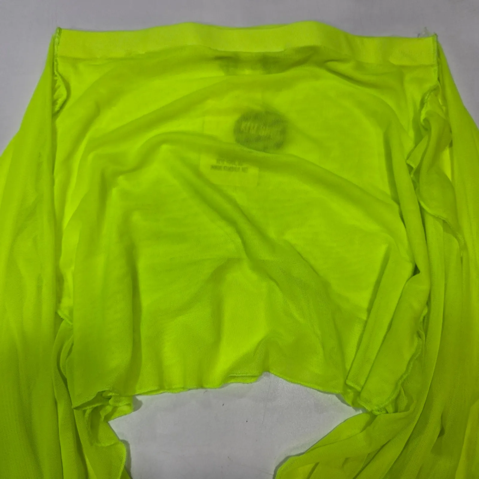 Kim Shui REVOLVE Mesh Skirt in Yellow Medium - Image 8