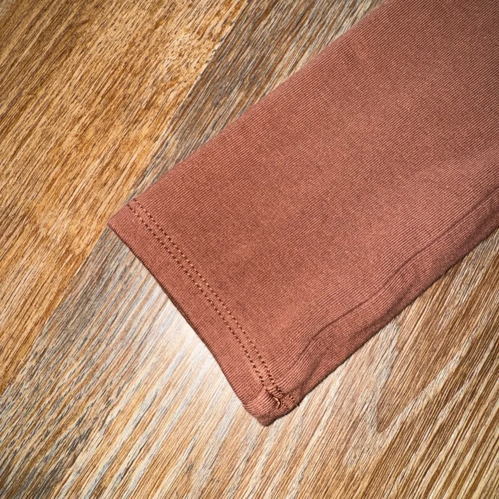 Rust Colored Long Sleeve Romper - Image 3