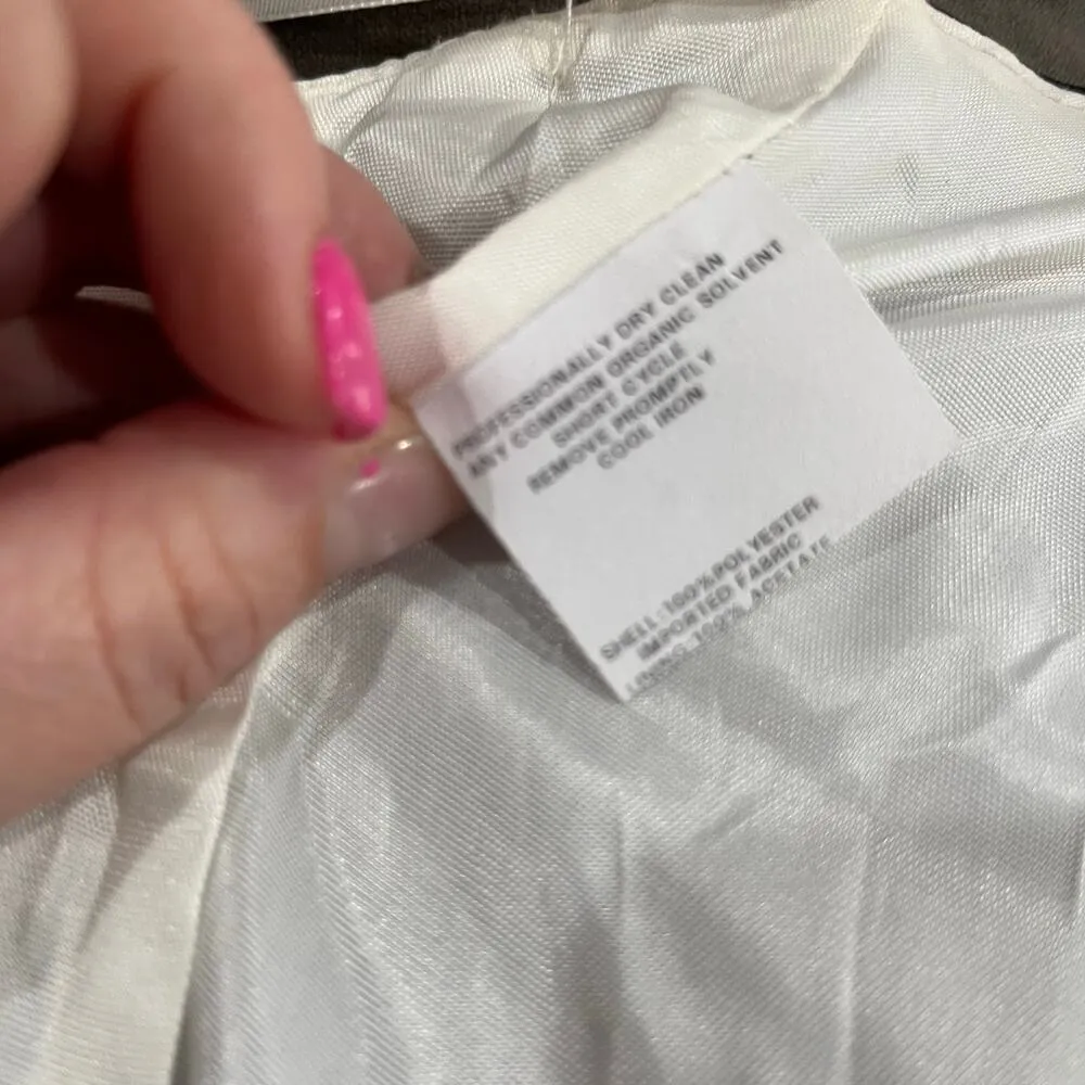 Vintage 80s Jessica Mcclintock For Gunne Sax Glam Grunge Prom Dress Size 9/10 - Image 6