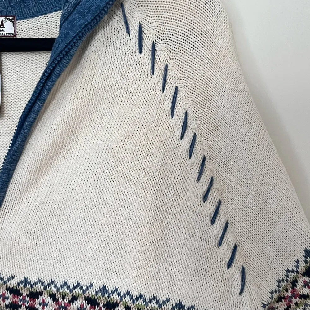 Tiara International Vintage Ribbed Spring Knit Cardigan Cottagecore Cableknit - Image 3