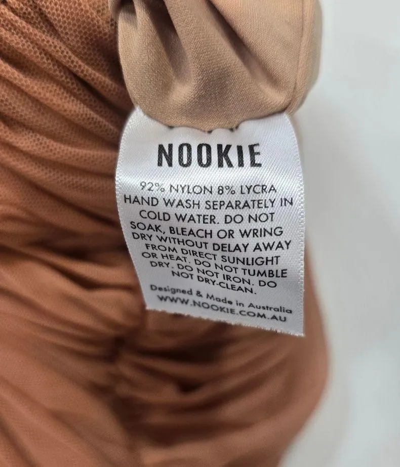 Nookie Mecca Midi Dress in Tan - Image 13