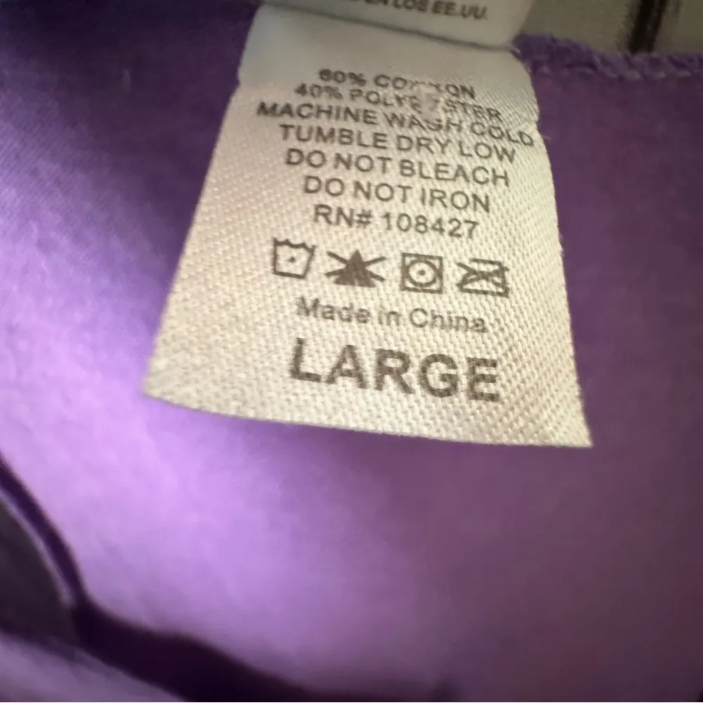 Corner Shop Athletic Sporty Workout Purple Tank Top with Graphic Print Size L - Image 7