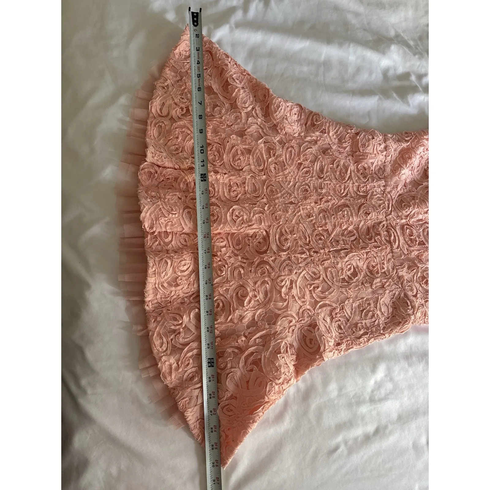 BCBG MaxAzria Pink Dress ASO Ariel Winter Wedding Guest Hoco Cocktail Coquette - Image 3