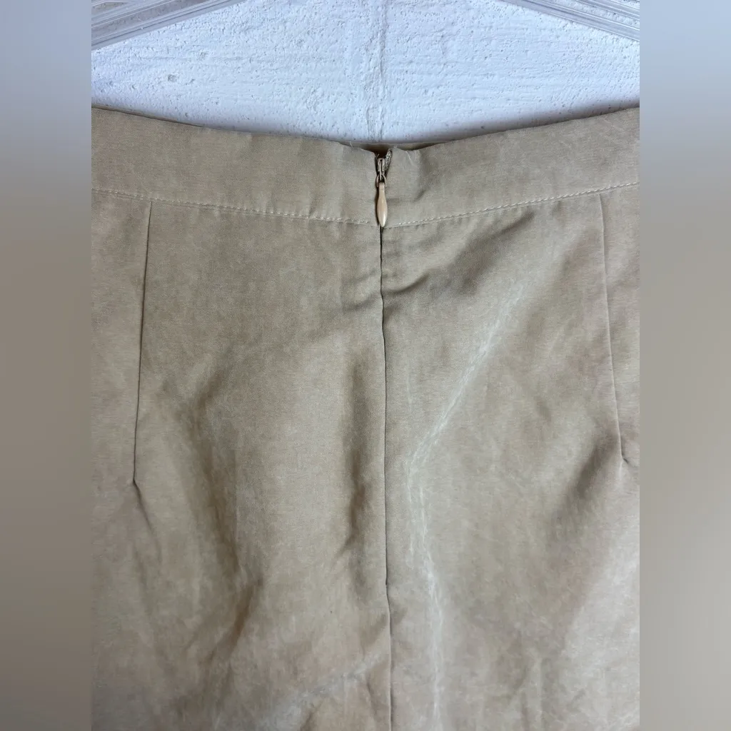 Wild Honey Woman’s Khaki Lace Up Night Out Casual Mini Trendy Skirt Size Medium - Image 6