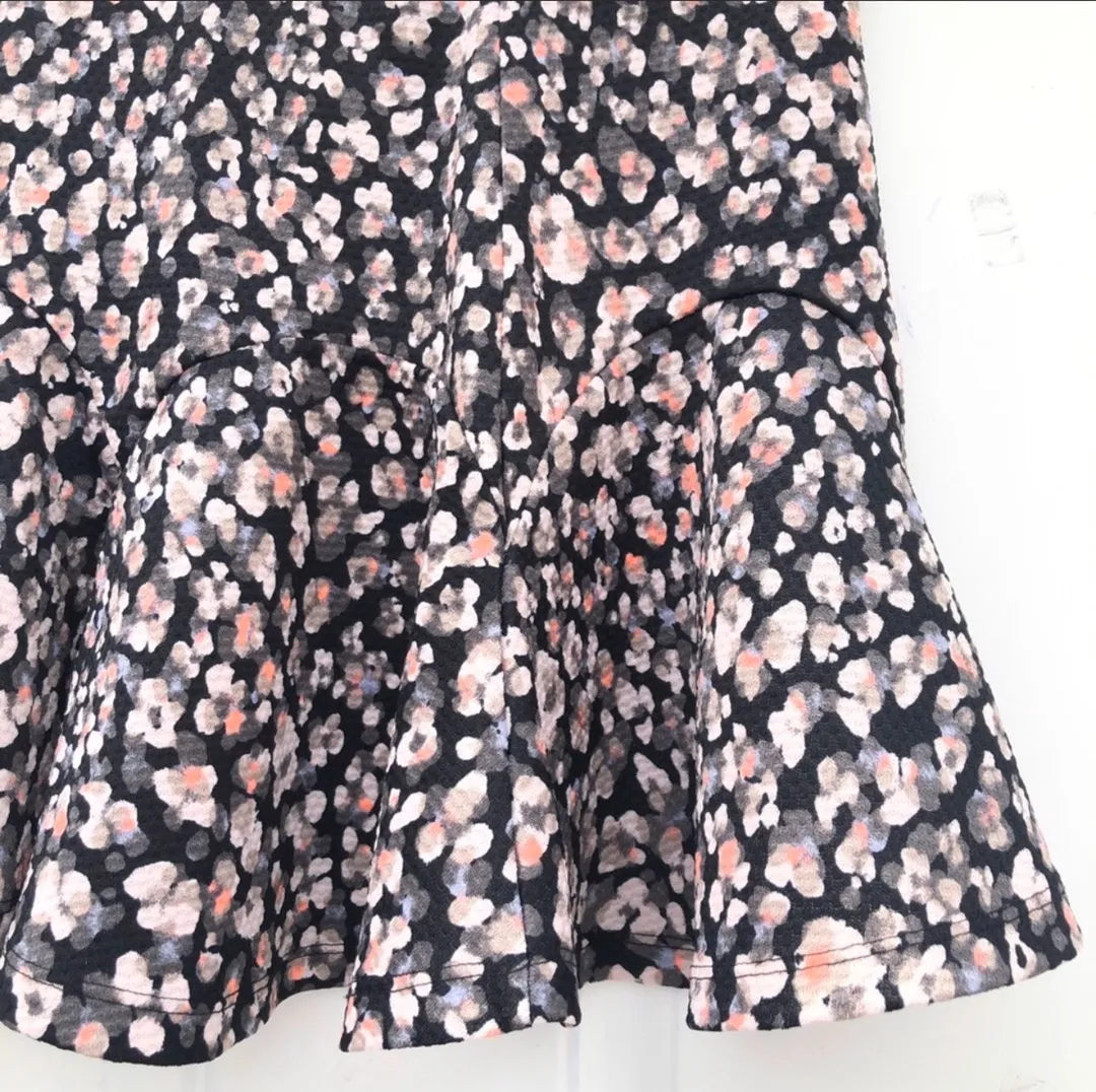 NEW Black Floral Skater Skirt - Image 4