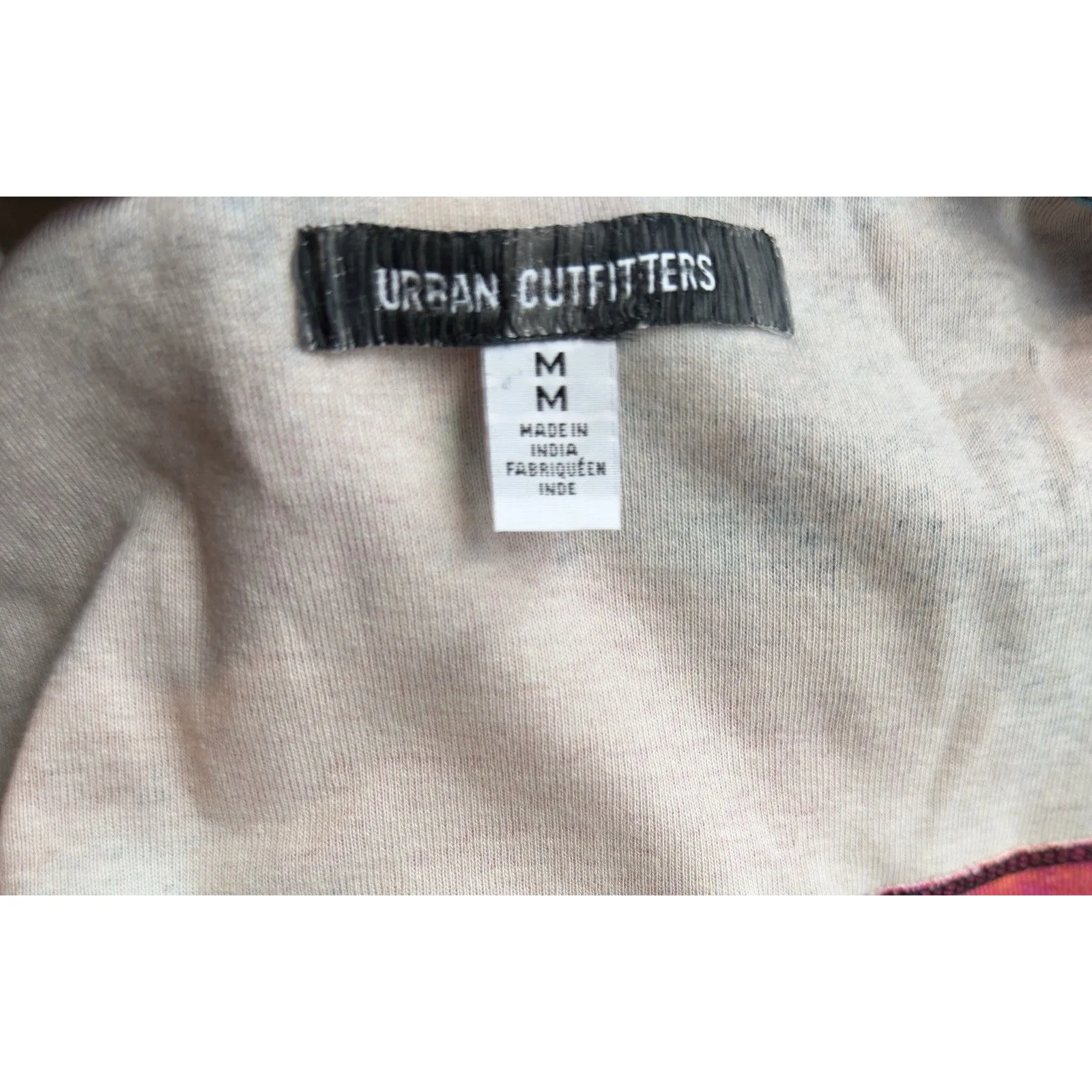 NWOT URBAN OUTFITTERS TANK CROP SURFER MIAMI  LOCATION SZ M BLACK PINK BLUE - Image 6