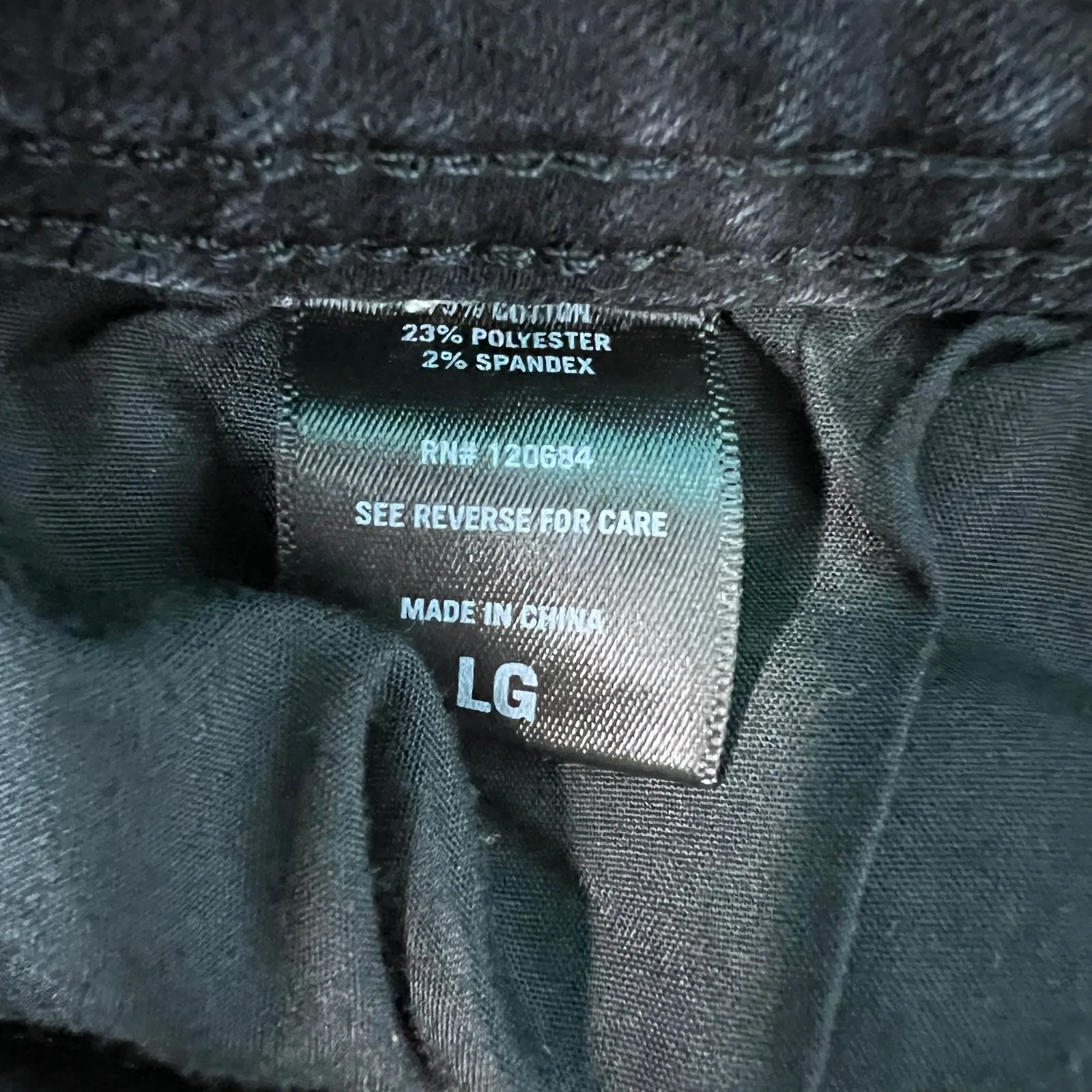 Social Collision Denim Flared Mini Skirt Large Y2K Coquette Whimsigoth Festival Black - Image 6