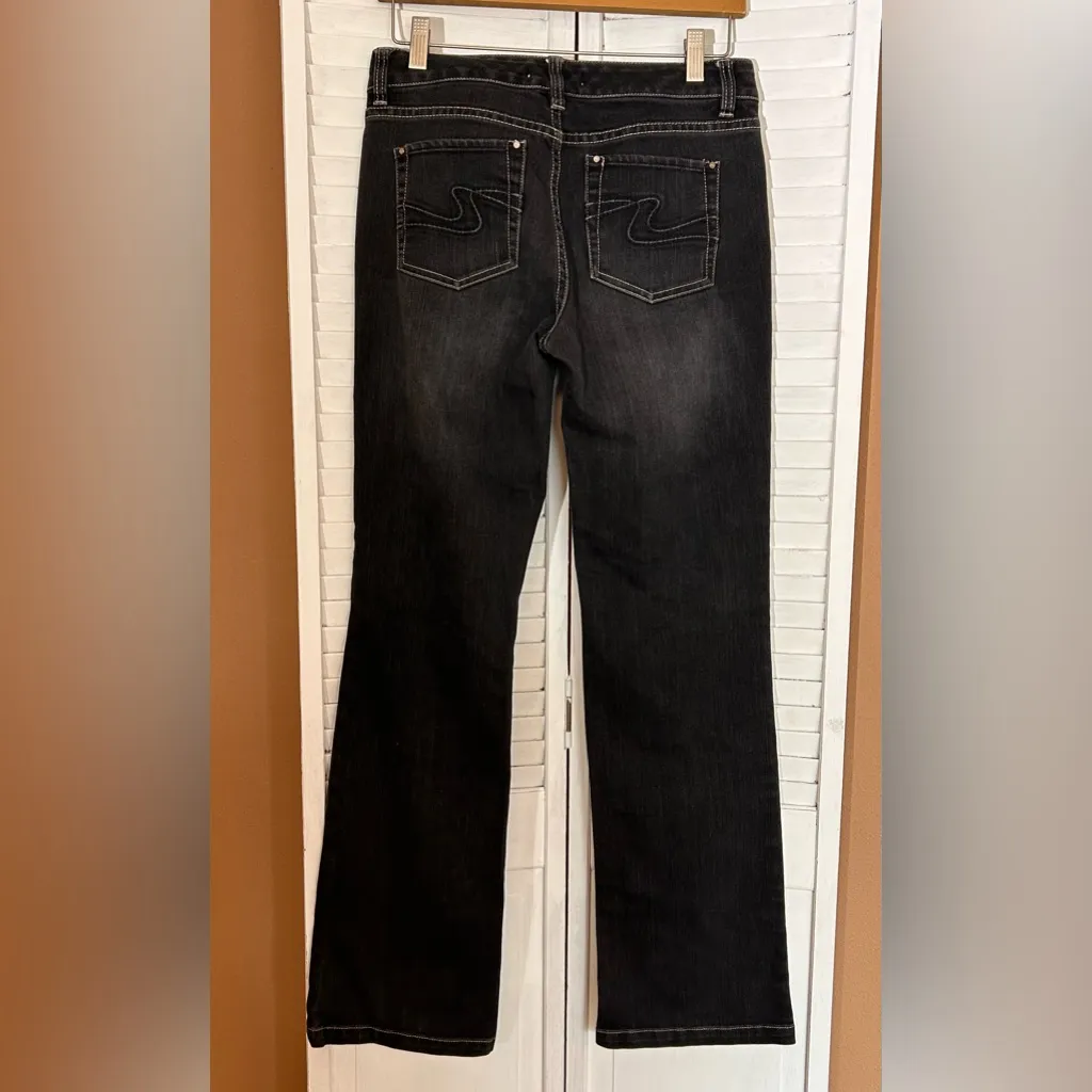 White House Black Market size 4R 4 Regular stretch straight leg jeans - Image 3