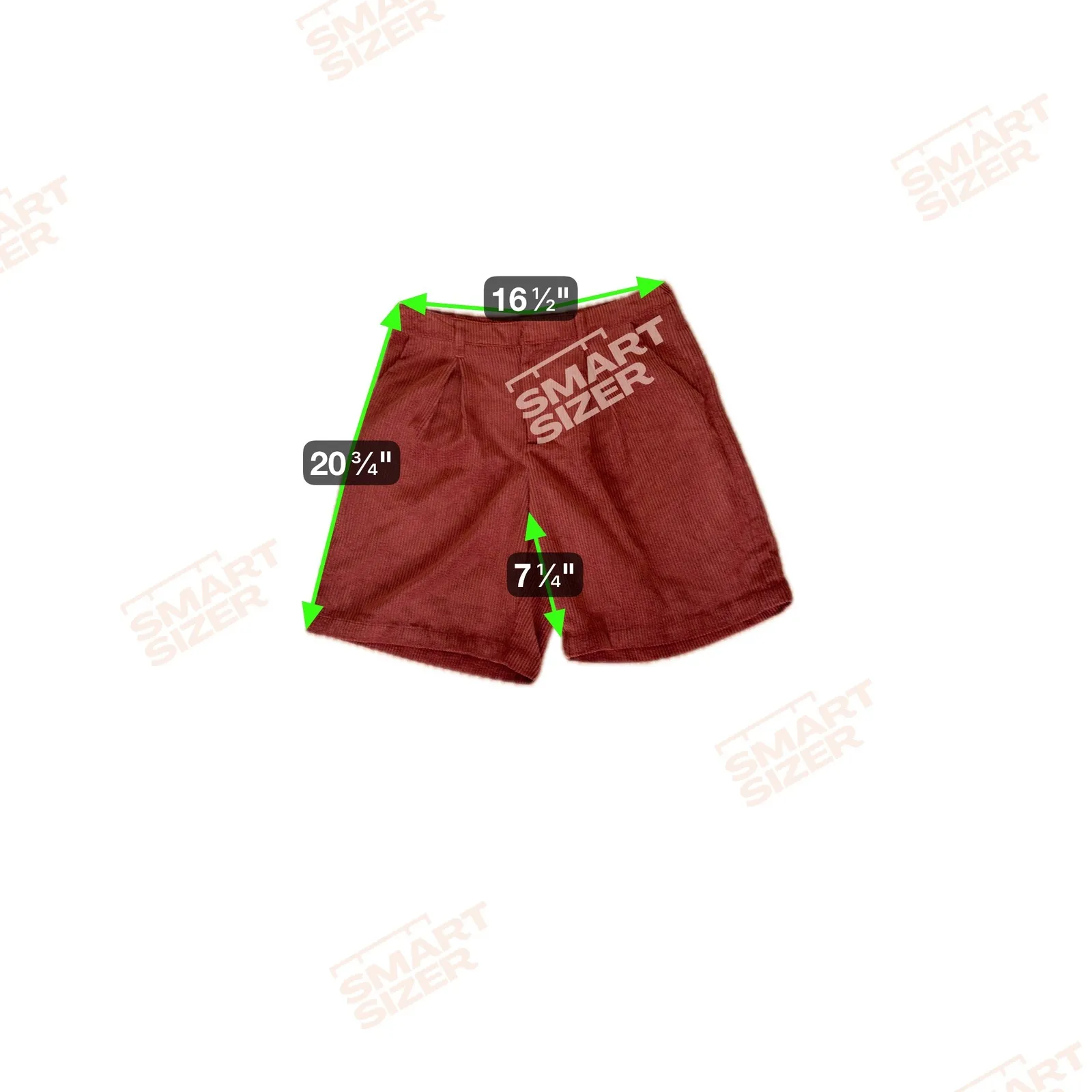 Future Collective Reese Blutstein Corduroy Pleated Shorts Rust Size 10 Brown - Image 5