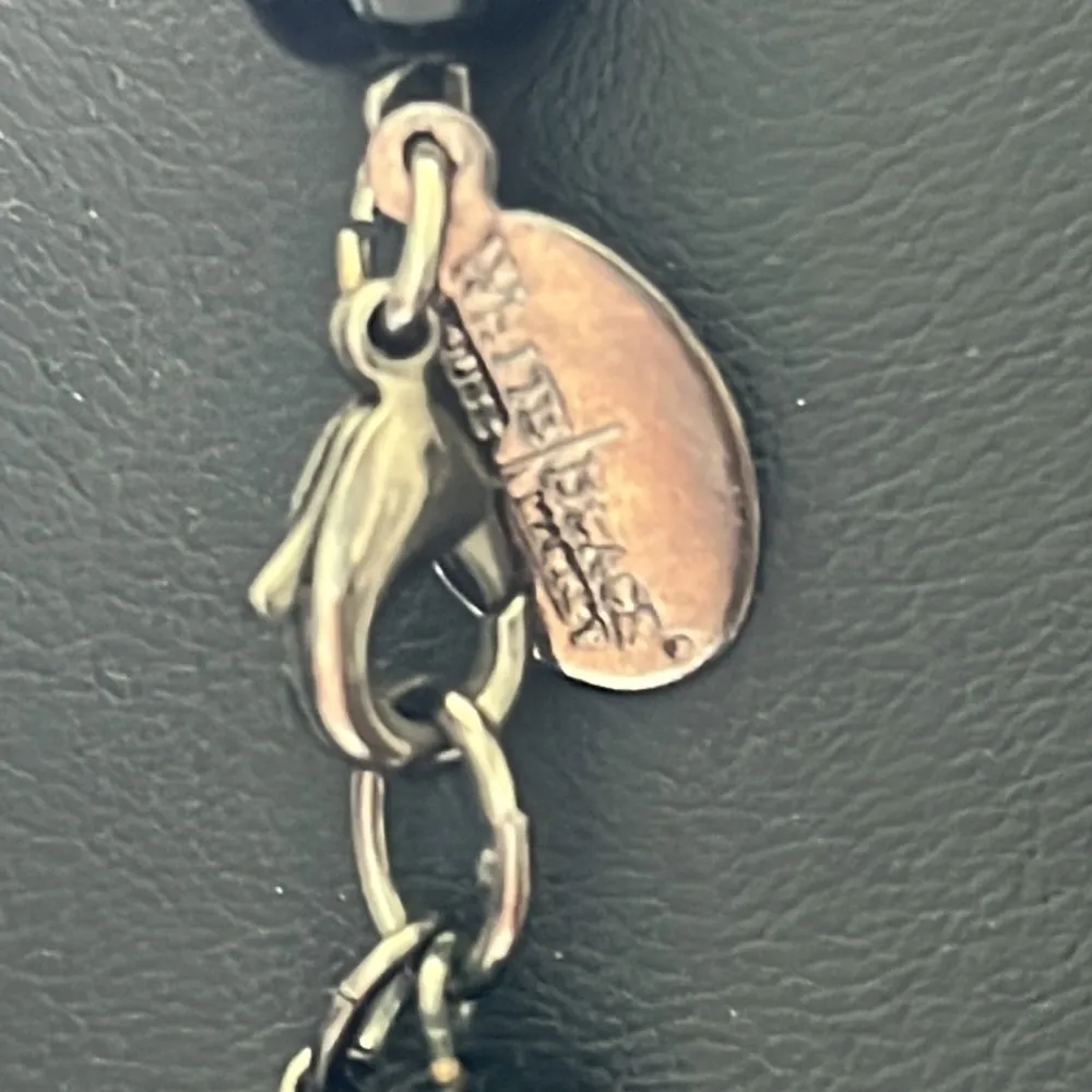 White House Black Market Black Beads and Faux Pearl Necklace - Image 2