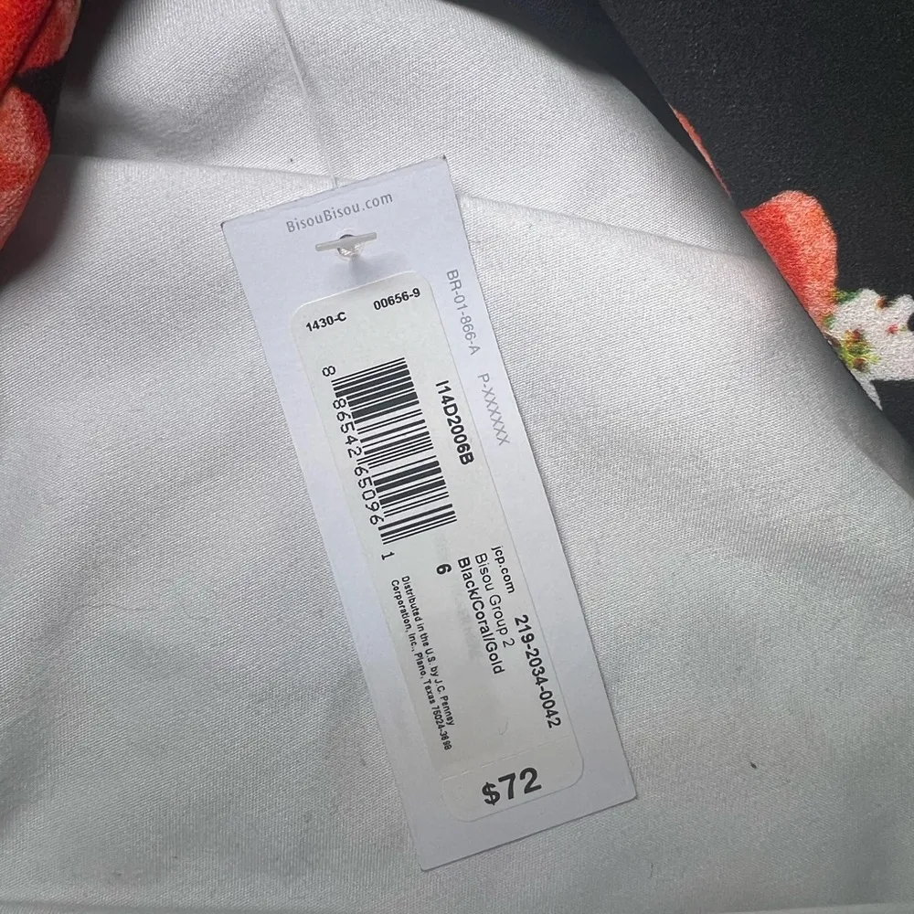 Bisou Busou Red and Black Floral Dress | 6 - Image 9