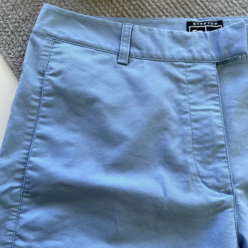 Adidas Ultimate Club 7” Stretch Bermuda Golf Shorts Powder Blue Size 8 - Image 5