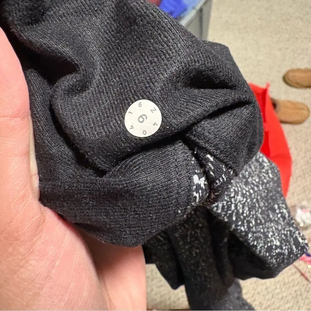 Lululemon Ready To Rulu Pant Running Luon Suited Jacquard Black White- Size 6 - Image 5