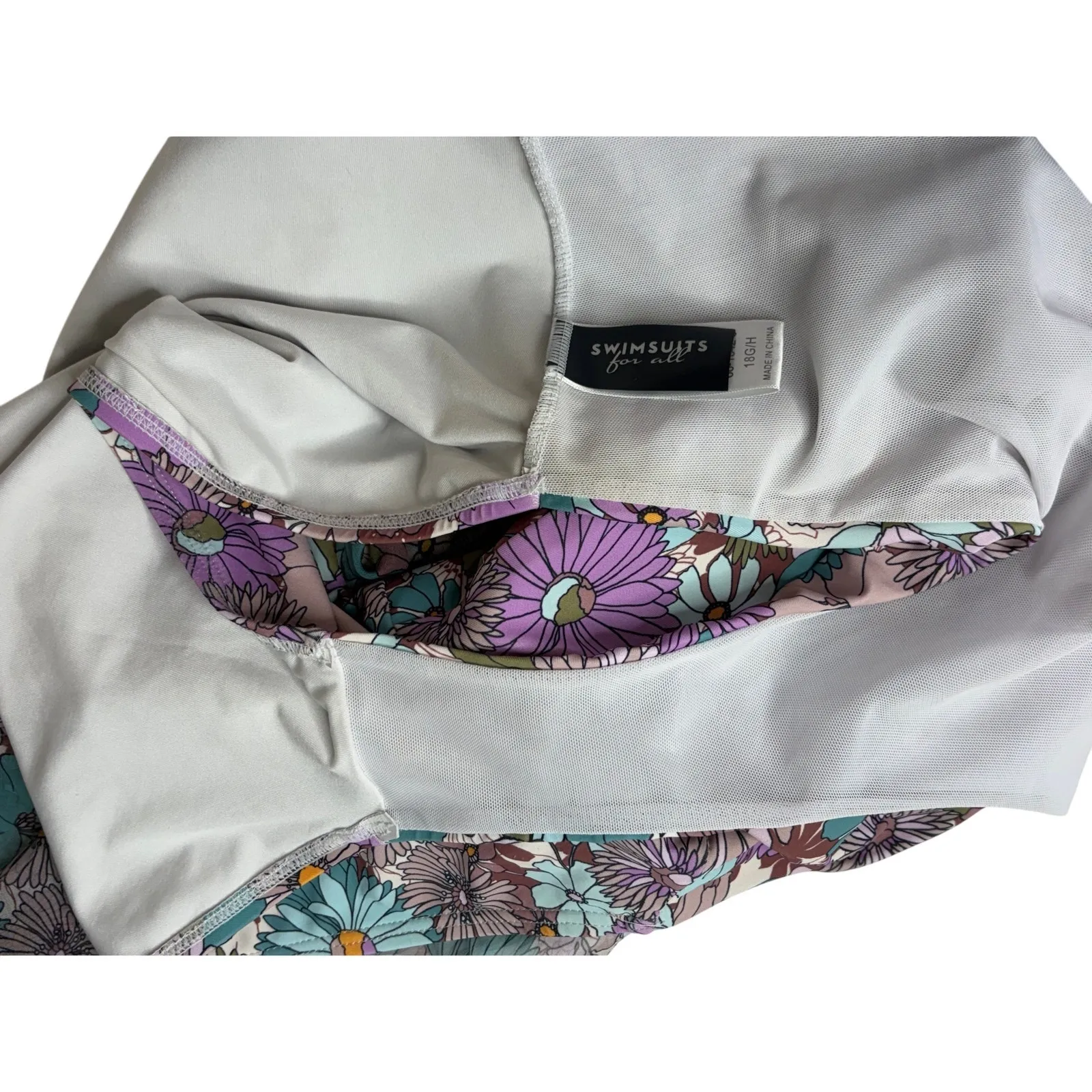 GabiFresh x Swimsuits for All Garden Dream Pink Floral Swimsuit‎ Swimwear 18 G/H - Image 4