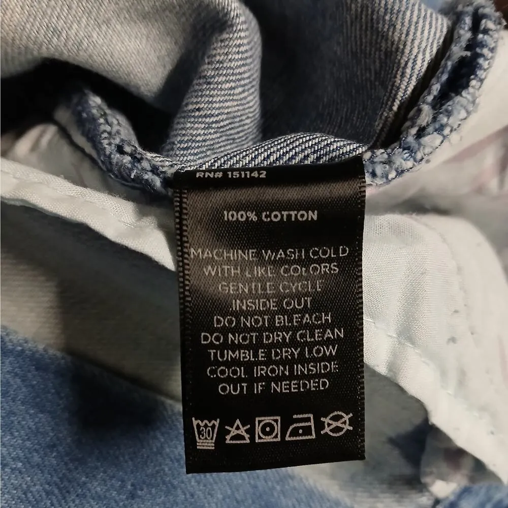 Y2K Juicy Couture Indigo Tie Dye Denim Jeans Womens Size 31 Blue Casual Gorpcore - Image 10