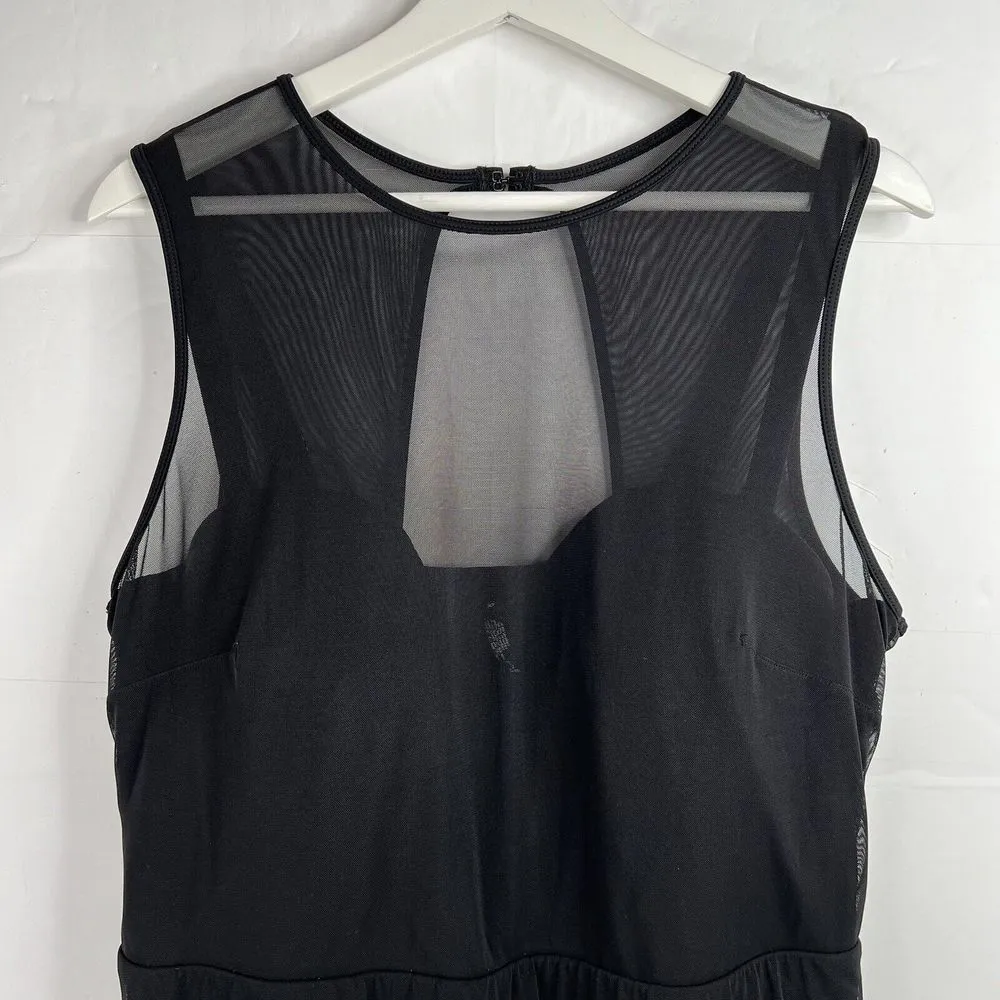 Torrid Plus Size 2 2X D/DD Black Underwire Long Mesh Overlay Swim Dress Swimsuit - Image 5