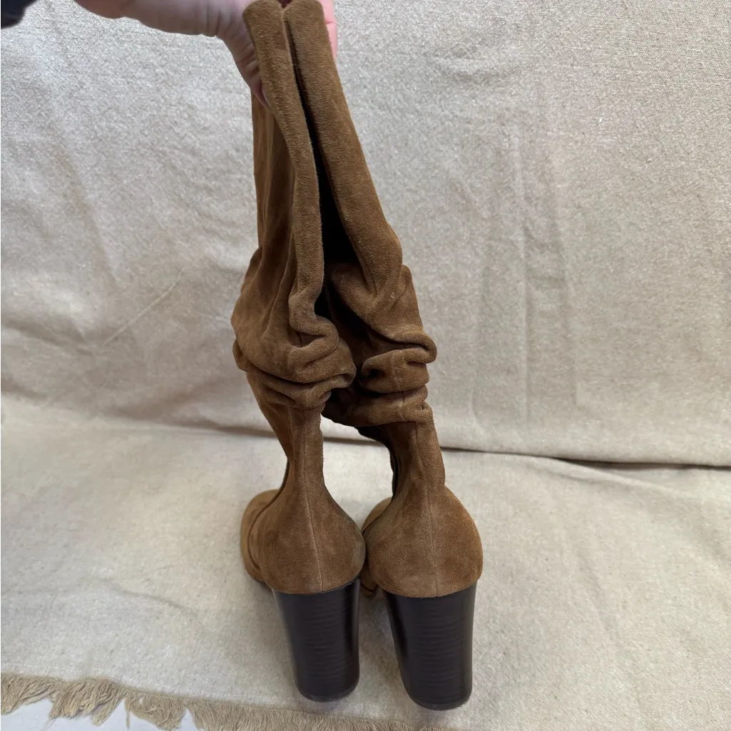 Johnston & Murphy Women's Charlotte Slouch Bootie Brown Suede Size 8M - Image 6