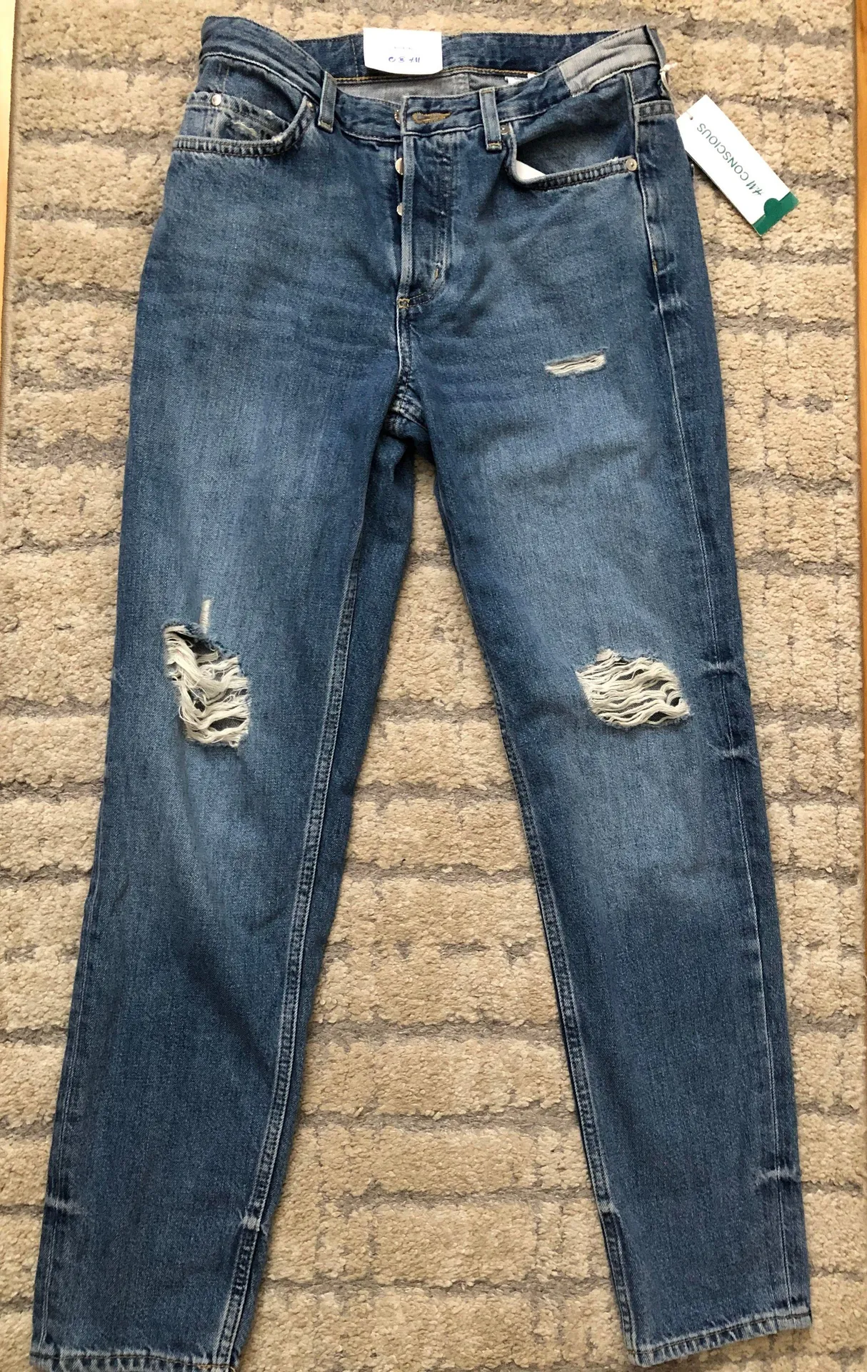 Distressed Boyfriend Jeans - Image 2