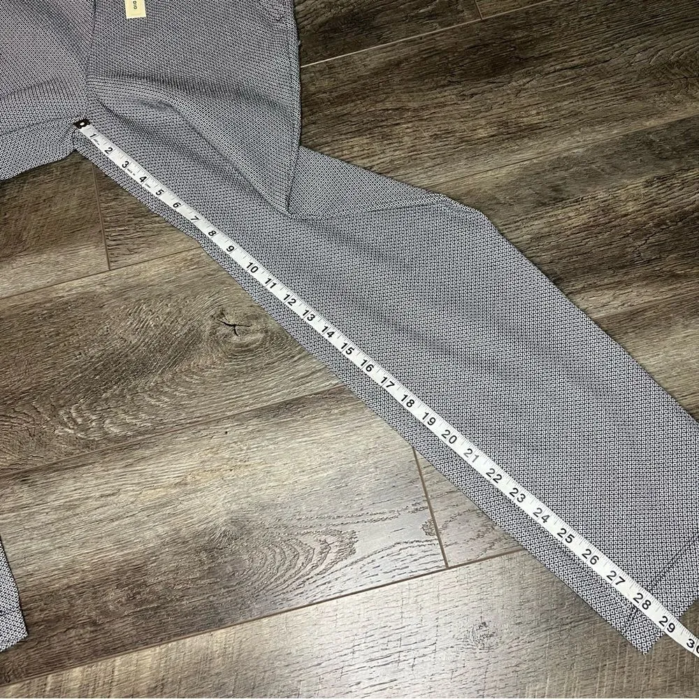 NWT Max Studio Pull-On Trouser Career Pants Black and White Geometric Medium - Image 6